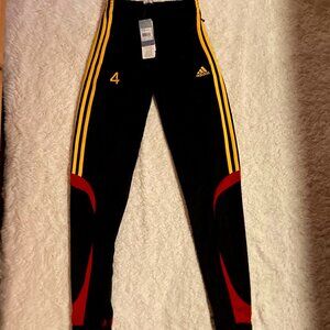 Adidas Climacool Pants Leggings Adidas Yellow Stripes Pants NEW With Tags XS